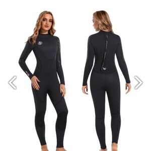 Beek Women's Elegant Black Full-Body Swimsuit